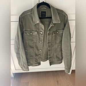 Zara Men’s Khaki Green Jean Jacket